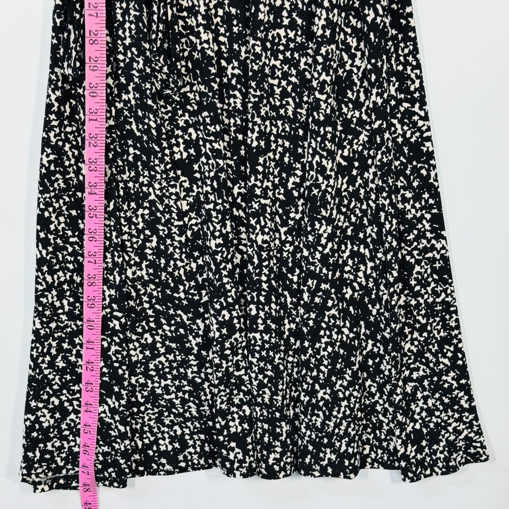 Lauren Ralph Lauren Women's Dress 8 Black White Sleeveless A-Line Elegant - Picture 8 of 10